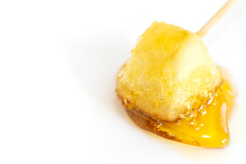 手作りのりんご飴（白バック、コピースペース）1個