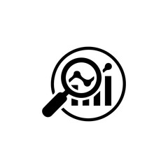 Obraz premium Data Analysis Icon Vector Illustration