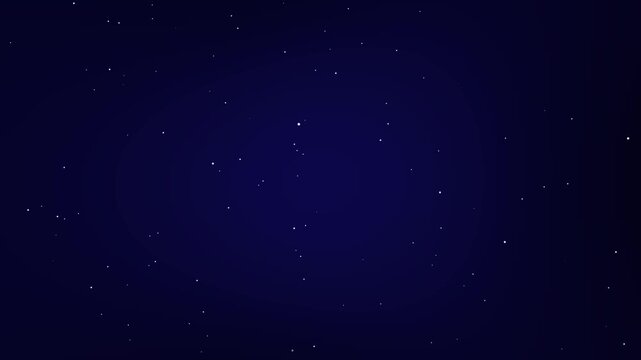 Beautiful Night Sky Time Lapse with Milky Way Galaxy on Dark Sky. Night starry skies with twinkling and blinking stars seamless loop.
Night starry skies with twinkling stars motion background