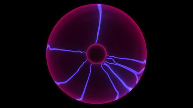Purple Plasma Orb Sphere Ball Loop VFX - Loop Animation Graphic Element