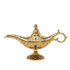 Elegant Ornate Traditional Aladdin Style Lamp for Ramadan and Eid Celebrations