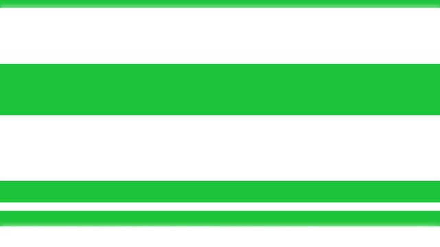 Abstract green horizontal bars animation on chroma key background, seamless motion graphic for transitions and overlay use