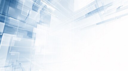 Abstract blue and gray layered line business presentation background
