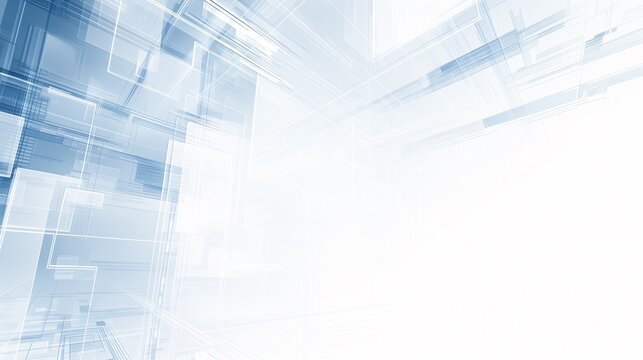 Abstract blue and gray layered line business presentation background
