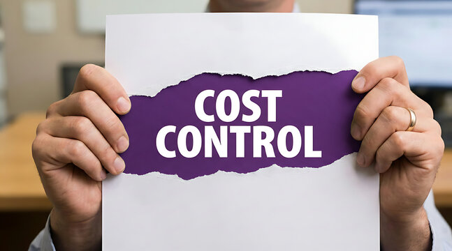 Cost and quality control, business strategy and project management concept. Cost reduction and effective enterprise.new