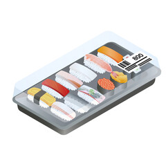 スーパーのお寿司