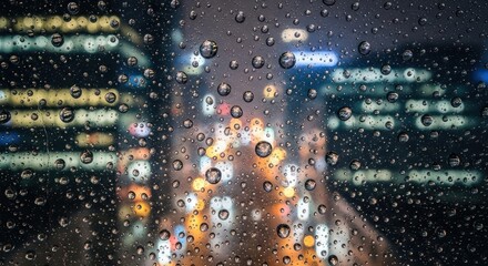rain on the window