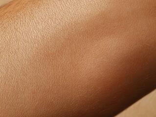 Fototapeta premium close-up view of textured skin highlighting its natural color and intricate details.