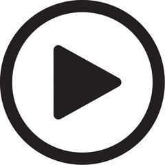 play button icon, play symbol