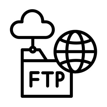 Ftp Vector Icon