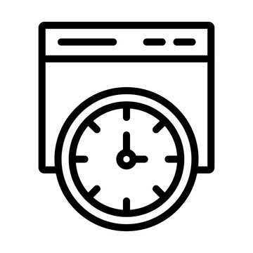 Cron Jobs Vector Icon