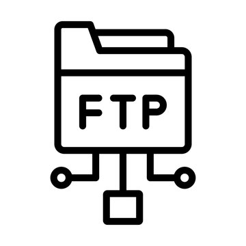 FTP Access Vector Icon
