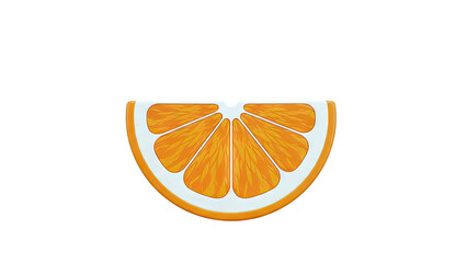 Stylized Orange Slice