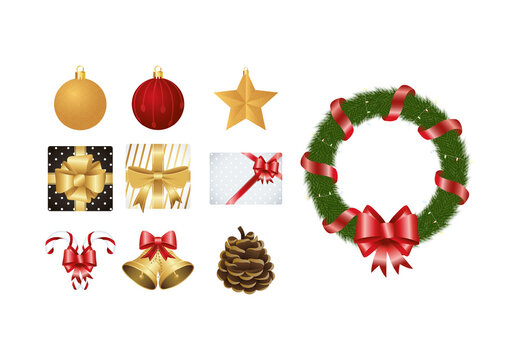 Christmas Illustrations Set