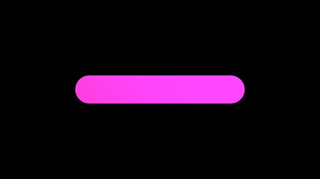 Pink gradient rounded rectangle buttons element animation