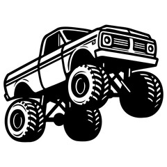 Monster Truck Illustration. © shawnfighterlin