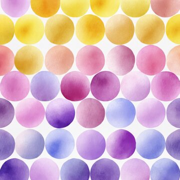 A modern nursery pattern with seamless polka dots and Easter pastel seamfree polkadots
