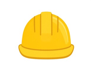Fototapeta premium Yellow Construction Hard Hat - Safety and Protection Gear.