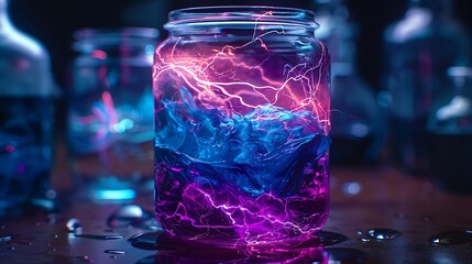 Luminous energy in a jar
