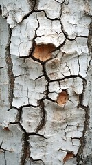 Cracked and peeling wall