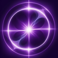 Stunning abstract purple energy field with glowing light trails for modern tech, futuristic designs, and vibrant backgrounds that capture powerful innovation