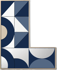 abstract--minimalist--letter-l--bold-rounded