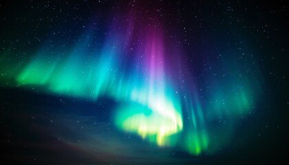 Fototapeta premium Abstract background with aurora borealis.
