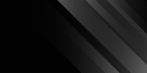 Abstract black background. Elegant dark diagonal shape elements. Modern luxury grey gradient graphic design. with a modern concept style