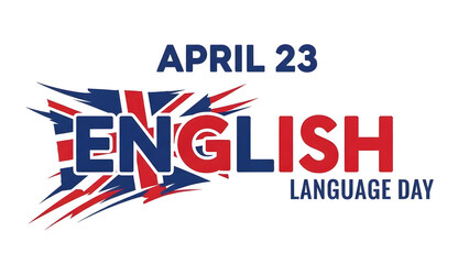 English Language Day celebrated on April 23 with patriotic Union Jack design elements