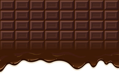 とろける板チョコレート_横