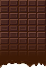 とろける板チョコレート_縦