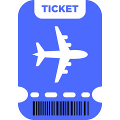 Fototapeta premium Plane Ticket