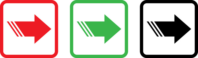 Colorful arrow direction signs © G