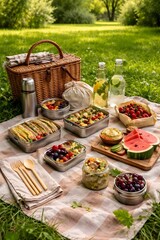 picnic in the garden