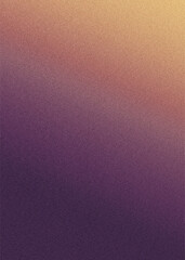 Fototapeta premium Warm Gold to Deep Purple Abstract Gradient Background with Fine Grain Texture and Elegant Atmospheric Color Blending