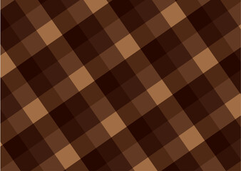 茶色のチェック背景