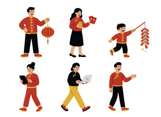 Modern Lunar New Year Characters