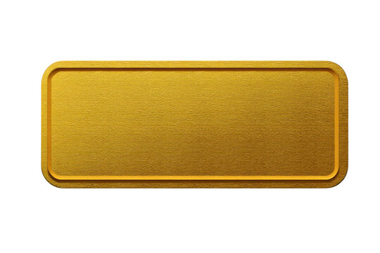 Textured golden rectangle with rounded corners on black background image