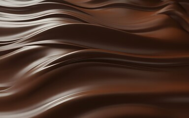 a luxurious dark chocolate background with waves texture