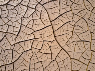 Cracked Earth Surface - Detailed Texture Pattern