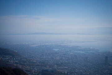 Obraz premium 六甲山・摩耶山からの風景 
