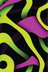 Multicolor geometric pattern Abstract psychedelic background. Vector illustration	