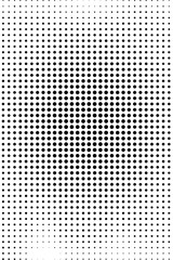 Abstract monochrome grunge halftone pattern. Vector illustration	