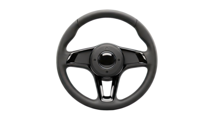 Black Car Steering Wheel