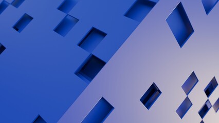 3d planes on a futuristic cube illustration abstract background © JoseVicenteCarratala