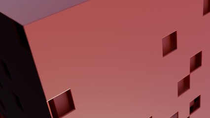 3d planes on a futuristic cube illustration abstract background © JoseVicenteCarratala