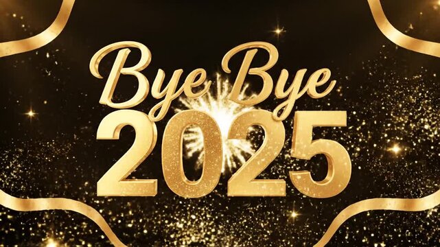 Bye Bye 2025, Hello 2026 A Glittering Transition to the New Year