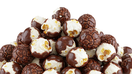 Chocolate Dipped Popcorn Pile