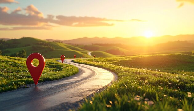 Journey Roadmap Pathway to Future Goals Strategy Success and Vision