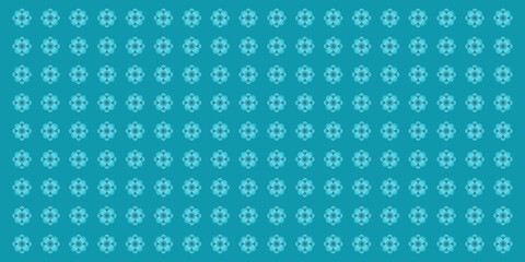 Geometric Teal Pattern Background